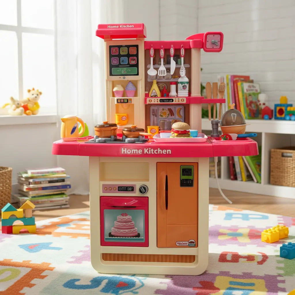 Cocina Marca Candy Toys Pantalla Interactiva 65 Piezas