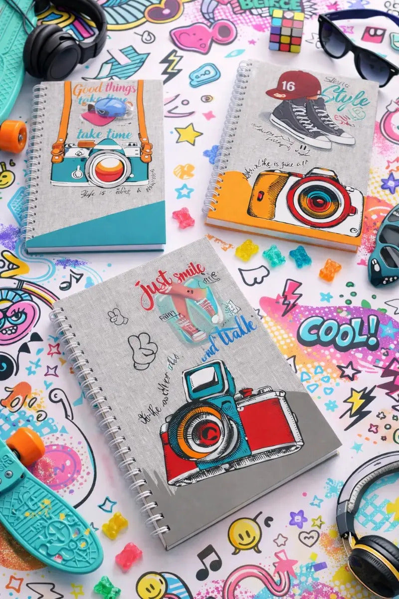 Libretas 3 Piezas Cuadro Chico Diseños Urbanos Surimax