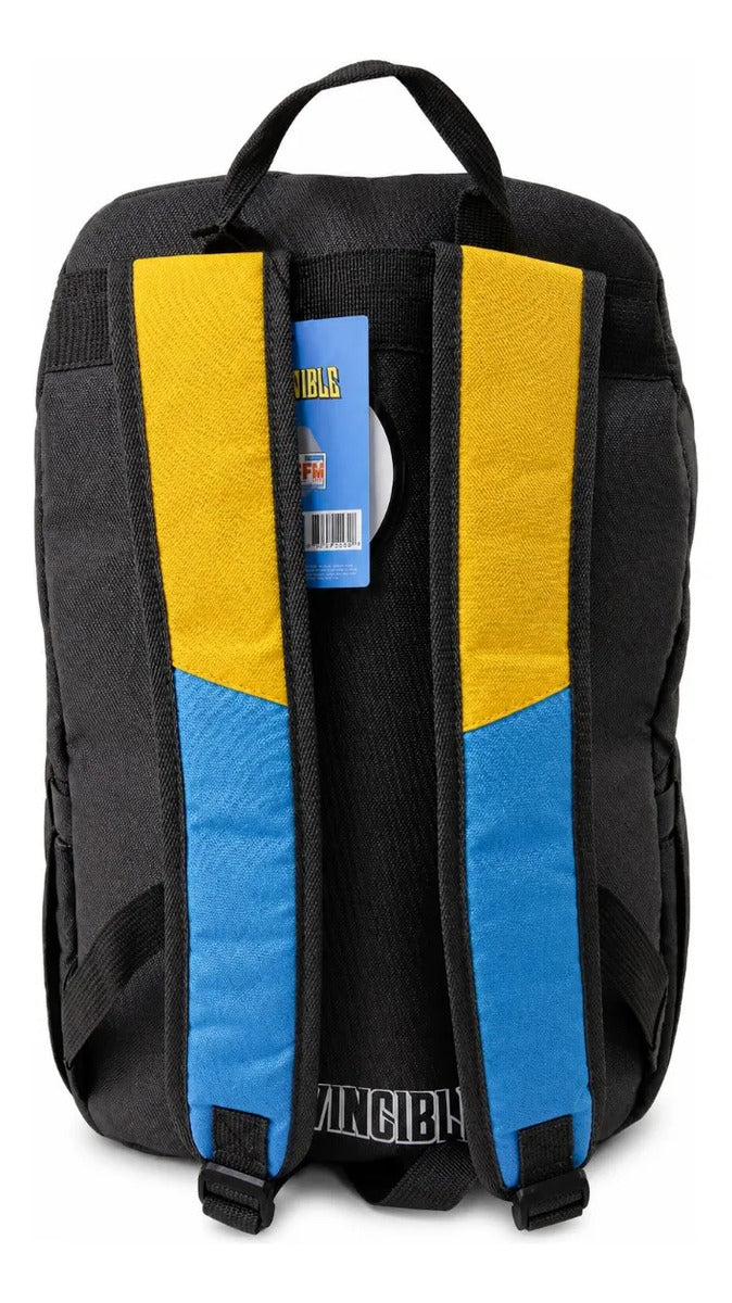 Mochila Juvenil Fotorama Superhéroe Invincible Color Gris
