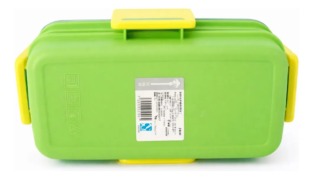 Tupper Lunch Box Lluvia 500 Ml Con Contenedor Para Yogurt