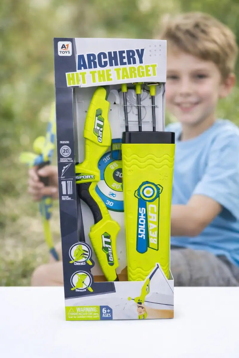 Arco De Juguete Color Verde Candy Toys 56 Cm Sin Pilas