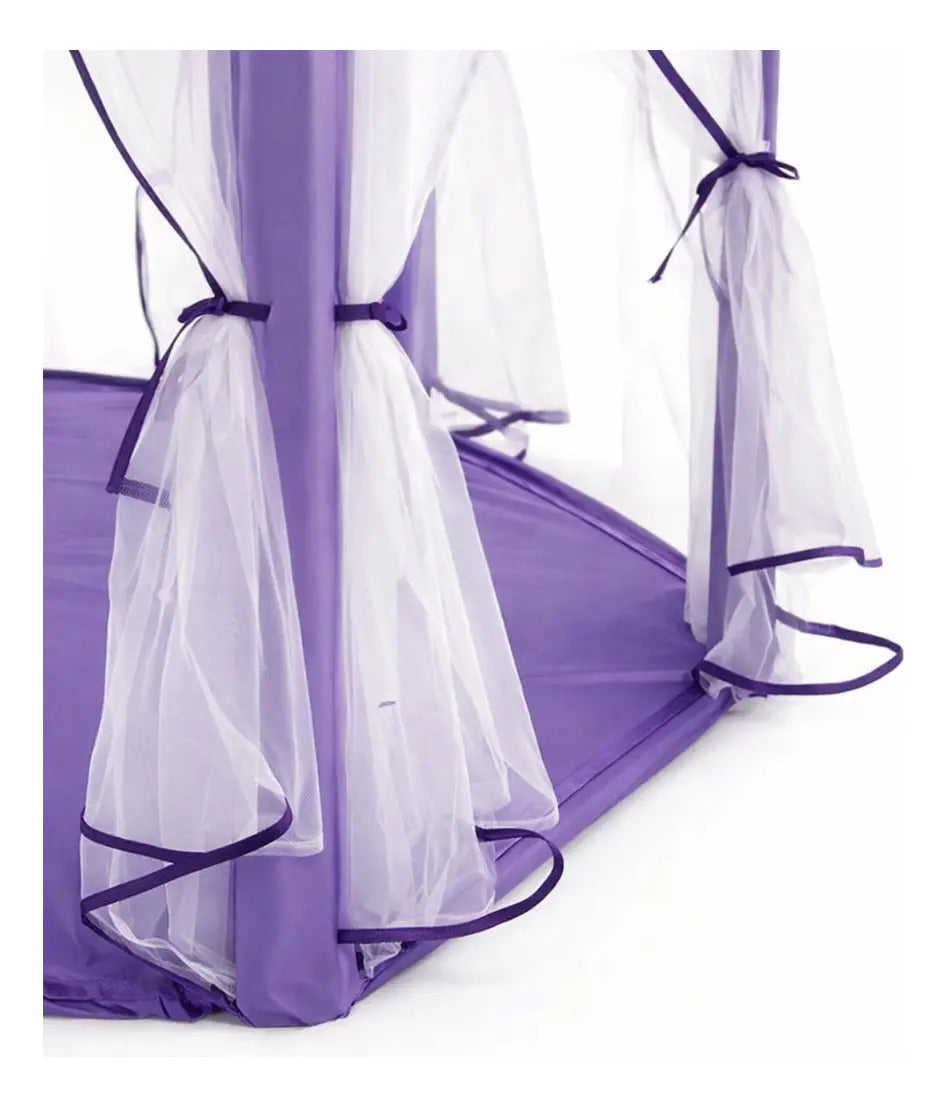 Casa Infantil Morada 140x135 Cm Candy Toys Tipo Castillo