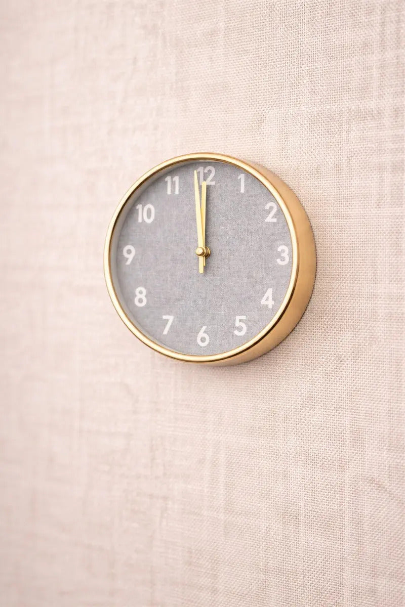 Reloj De Pared 29x4x29 Cm Diseño Elegante Para Hogar Oficina