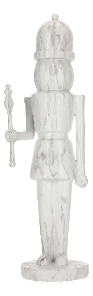 Cascanueces Lluvia Gris Chicle Marmoleado 28 cm