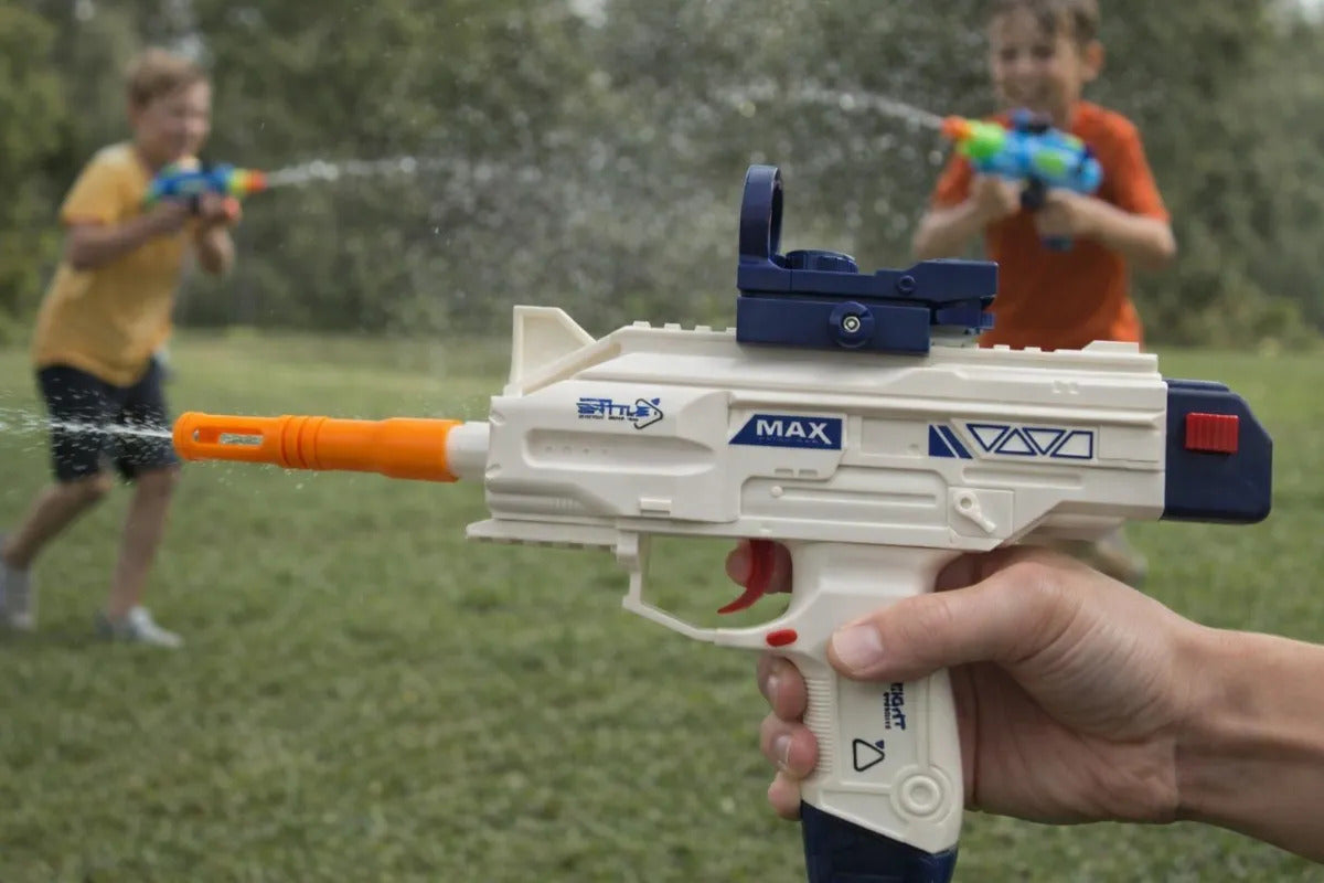 Pistola De Agua Automática Con 2 Tanques Intercambiables