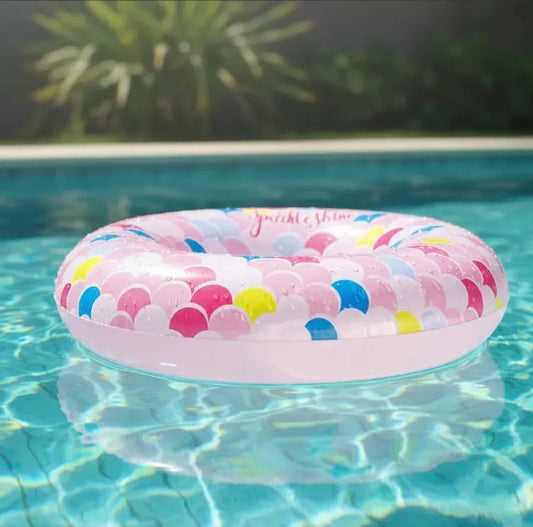 Salvavidas Sun Club Escamas Con Detalles Brillantes 90 Cm