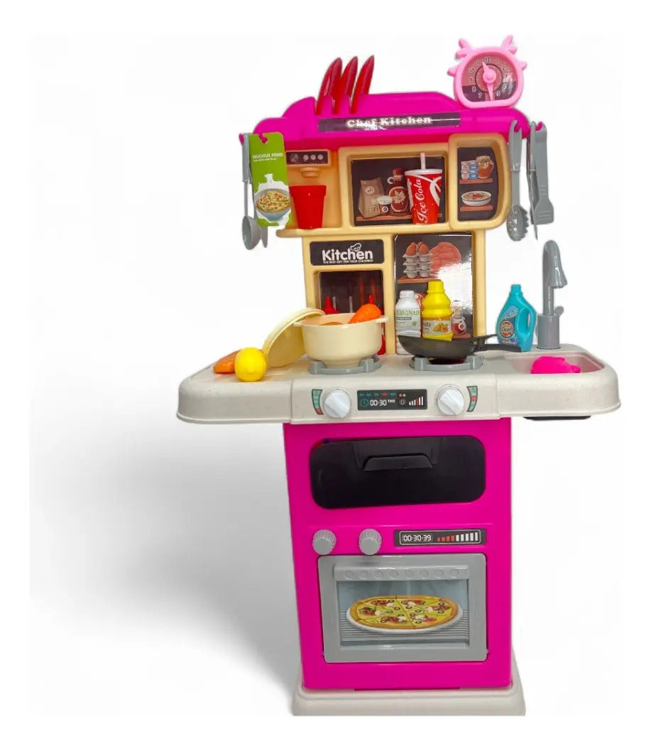 Cocina Infantil Marca Candy Toys 63 Piezas