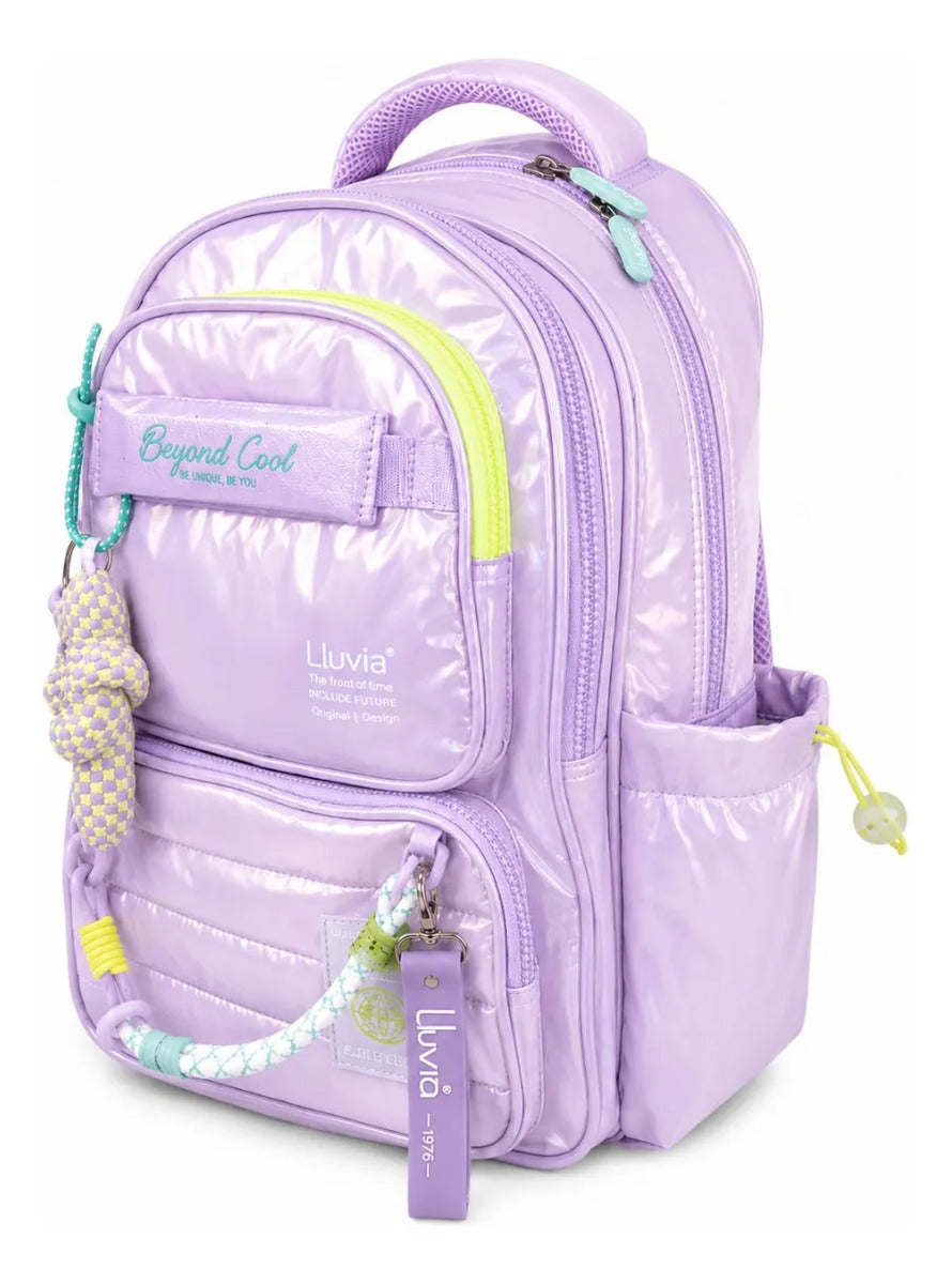 Set Escolar Lluvia Lila Tornasol Beyond Cool Tres Piezas