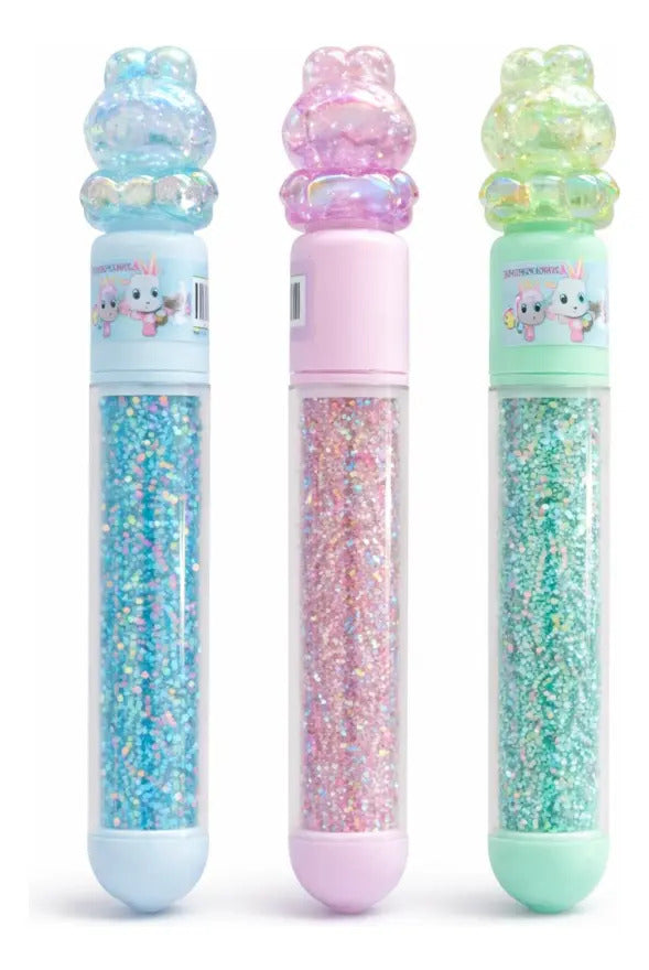 Marcatextos Kawaii Pastel 6 Piezas Tapa Figurita De Conejito