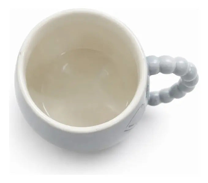 Taza Kawaii Gato Con Lengua Naughty Happy Playful 380 Ml
