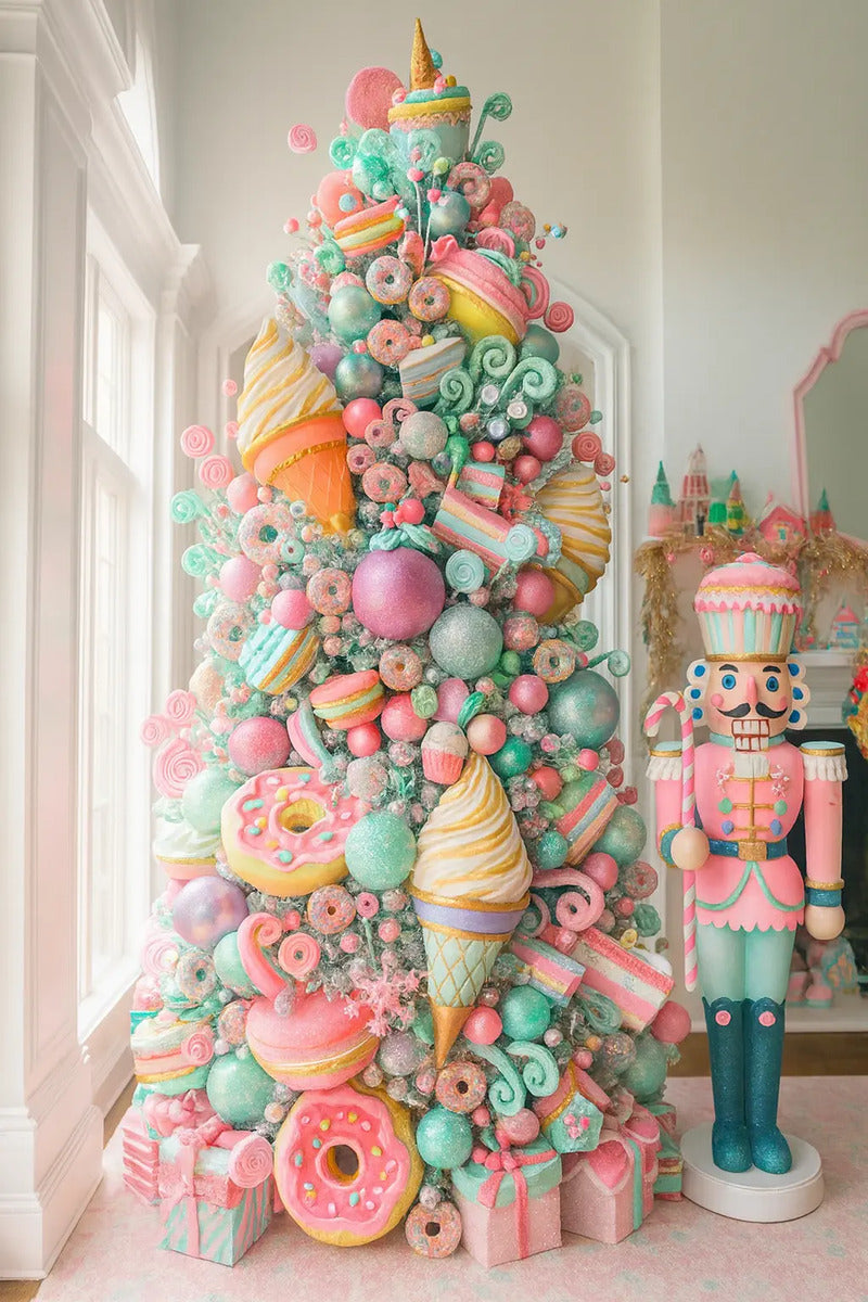 Figura De Macarrón Jumbo Colores De Terciopelo Rosa 36x12x36