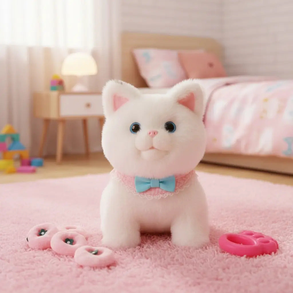 Gato Electrónico Candy Toys Con Movimiento Y Sonido