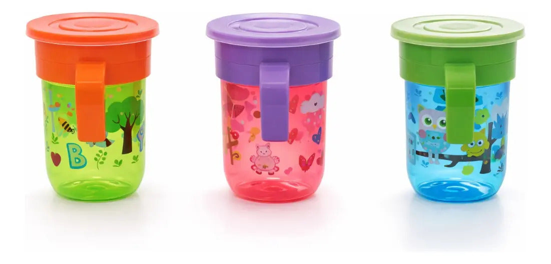 Vaso Antiderrame 250 Ml Entrenador Para Bebé Bpa Free