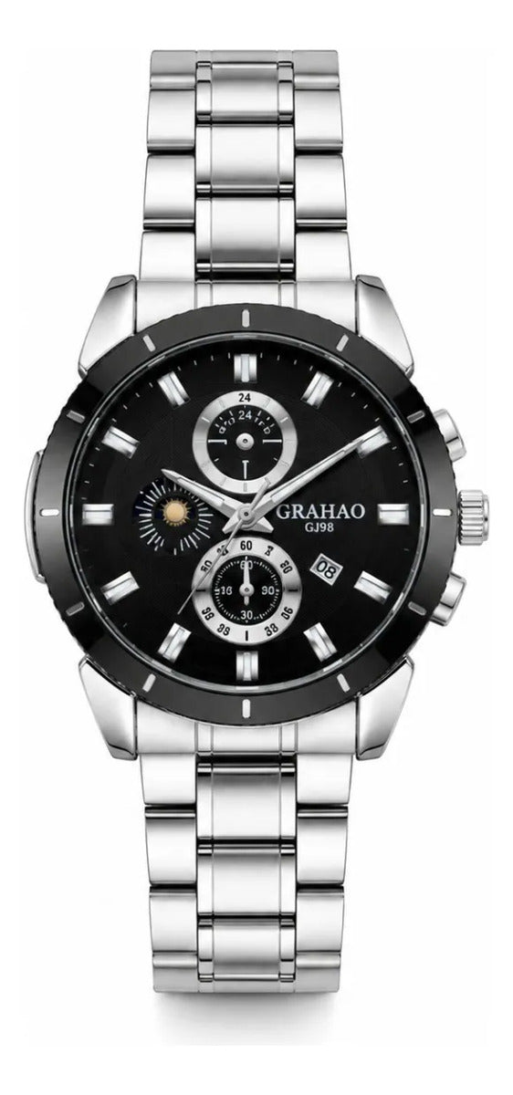 Reloj Orahao Diseño Con Extensible Metálico Tres Colores