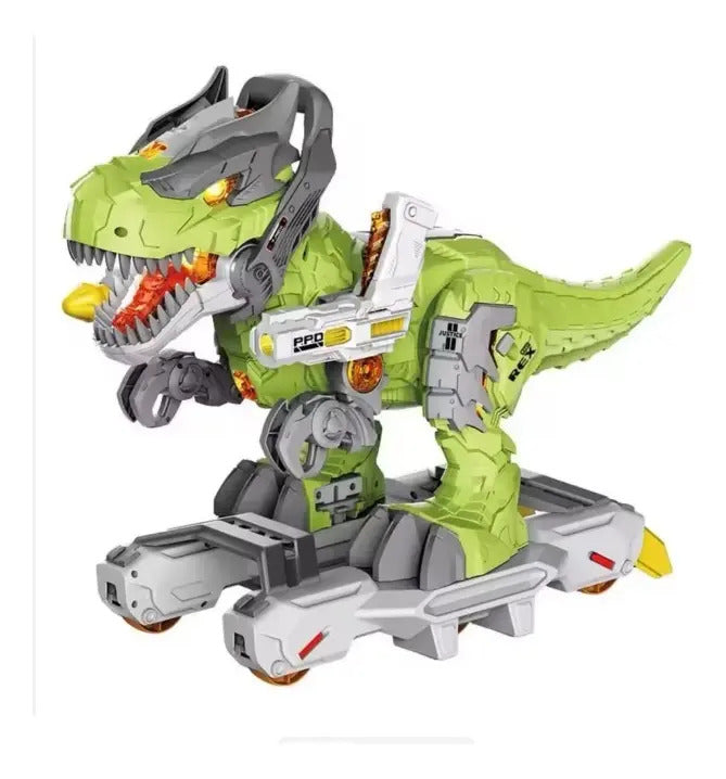 T Rex Montable Candy Toys Con Base Desmontable Y Pistolas