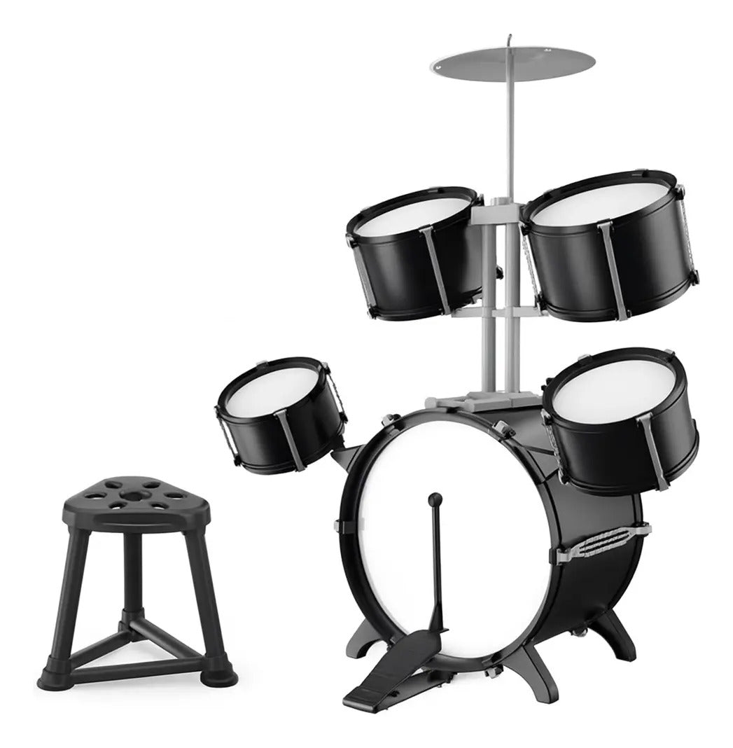 Batería Musical Infantil Candy Toys Completa Con Platillo