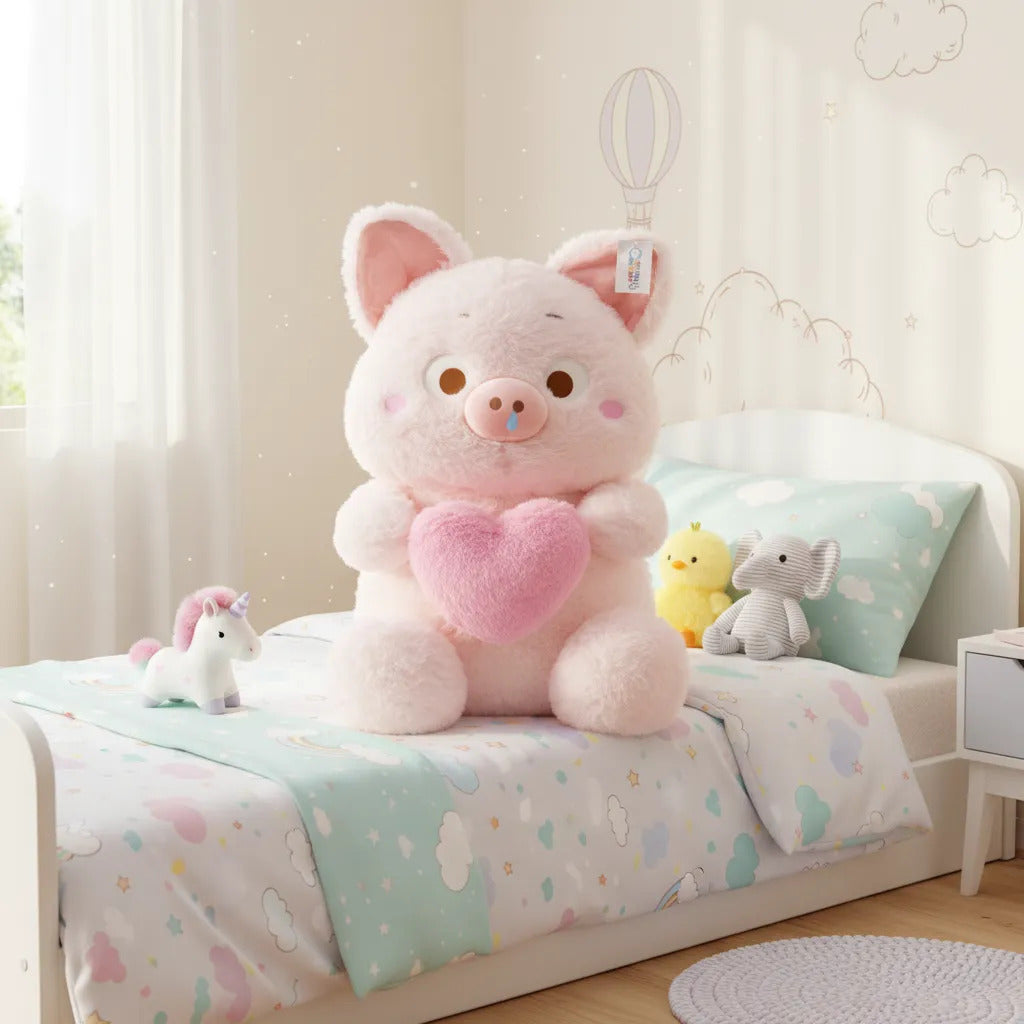 Peluche De Puerquito Grande Suave 52×32×30 Cm Candy Toys