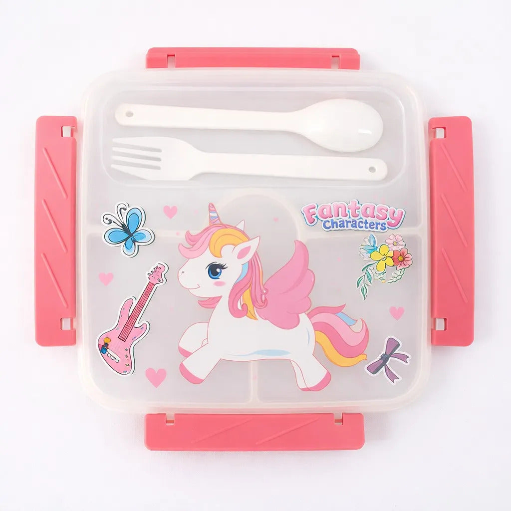 Tupper Lunch Box Infantil 3 Personajes Diferentes 1200 Ml