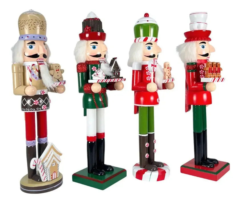 Cascanueces Navidad Lluvia 30 Cm Maestros Jengibre 1 Pieza