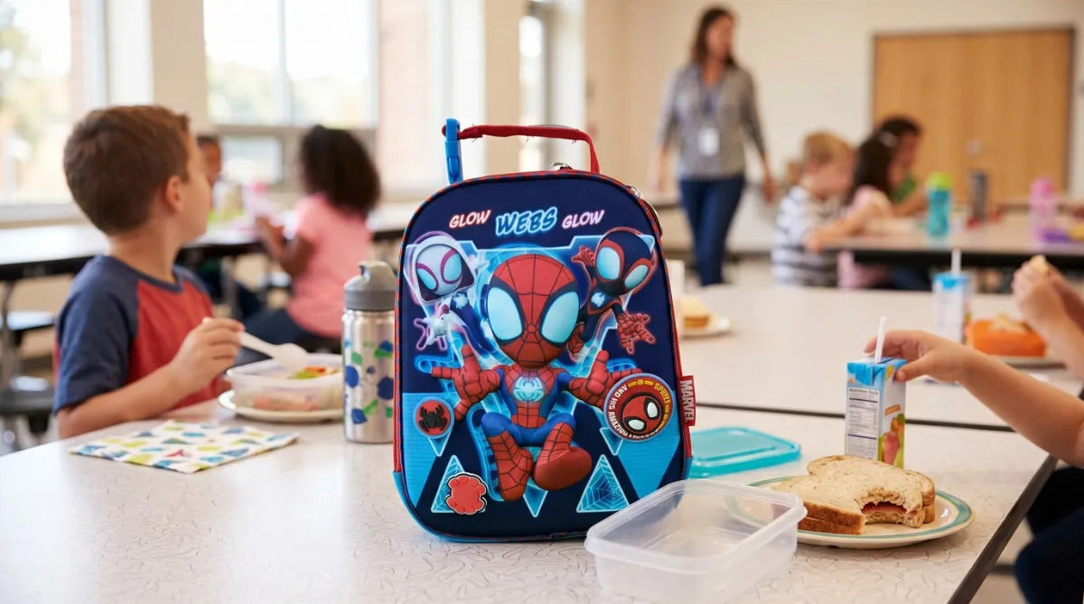 Lonchera Escolar Marvel Spidey Miles Morales Y Ghost Spider