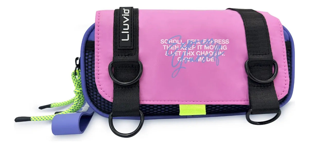 Set Escolar Lluvia Rosa con Diseño Urbano Block Premium