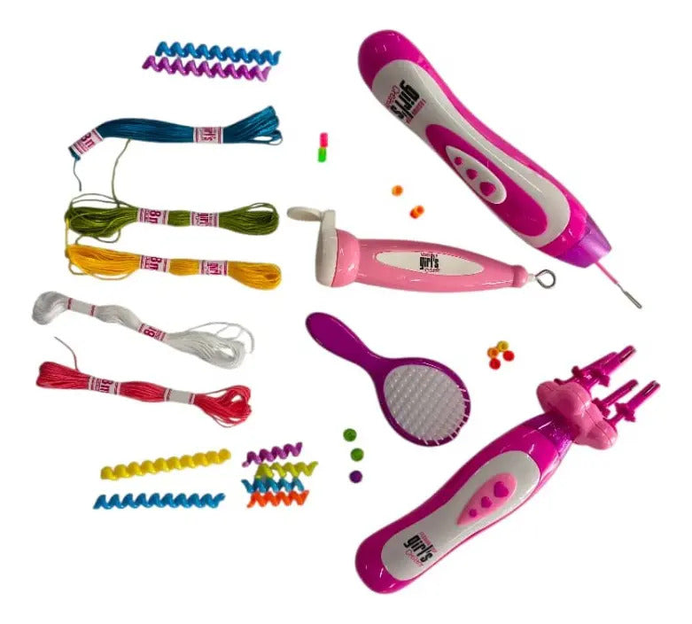 Set 3 En 1 Con Máquina De Estilo Candy Toys
