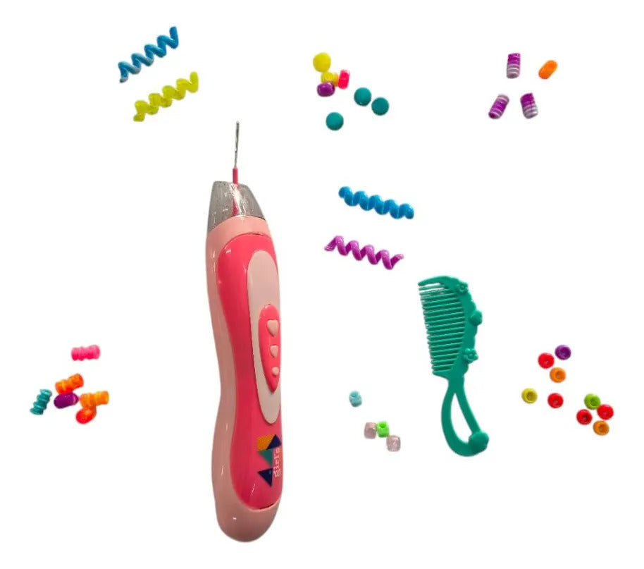 Set Trenzadora De Cuentas Para Cabello Candy Toys