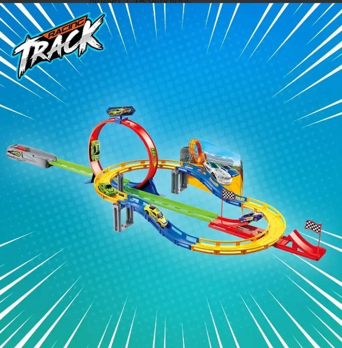 Pista Max Racing Track 360 De 24 Piezas Fricción Candy Toys