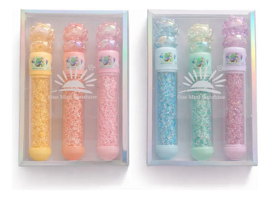 Marcatextos Kawaii 6 Piezas Tonos Pastel Tapa Dinosaurio