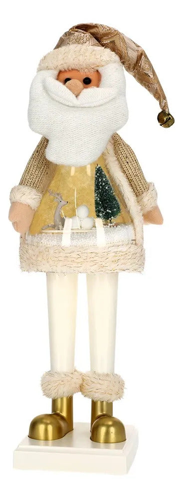Santa Claus Lluvia Champagne con Nieve Mágica 56 cm