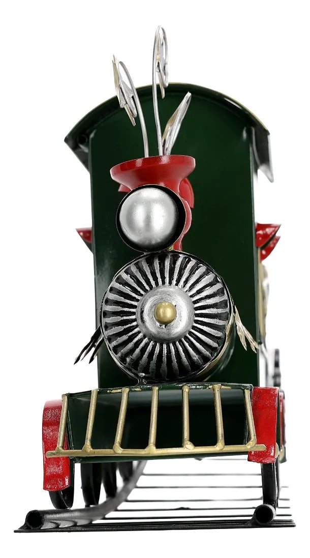 Reno Decorativo Navidad candi toys Con Vagones Dorados 77 Cm