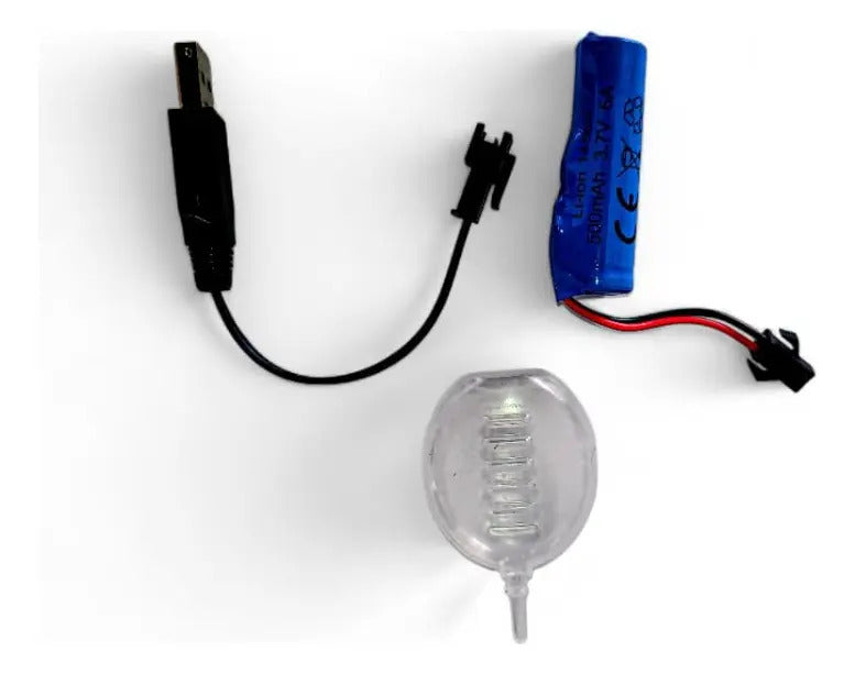 Vehículo Rc 6 Ruedas Candy Toys Con Efecto Humo 1.18