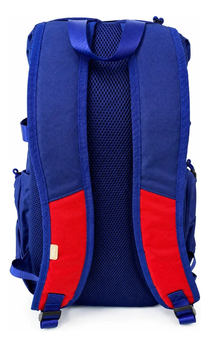 Mochila Fc Barcelona Azul Deportiva Con Tres Compartimientos