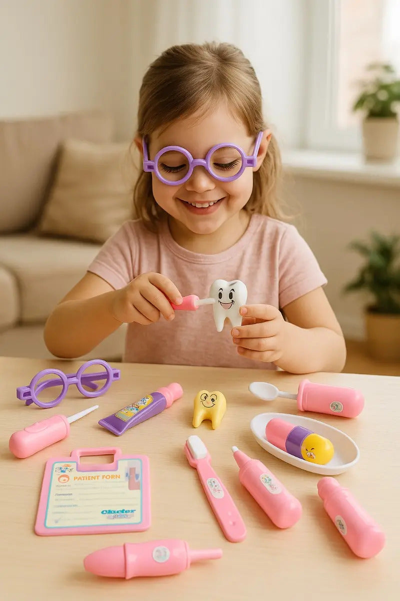 Juego De Dentista Para Niños Candy Toys 14 Piezas