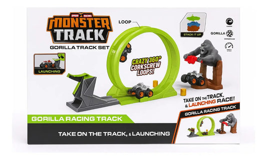 Pista De Carros Gorilla Track Con Loop 360 Candy Toys