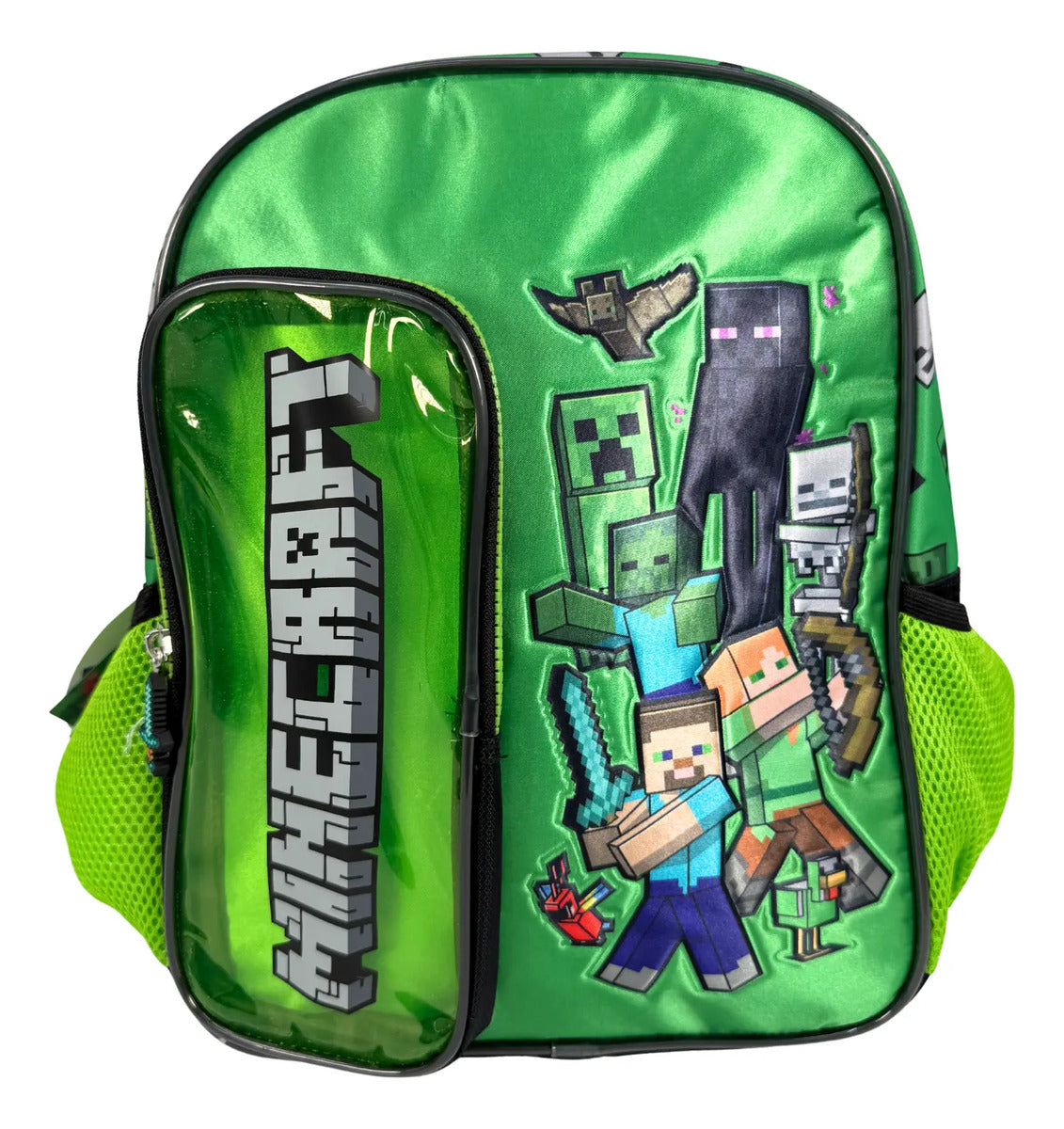 Mochila Kinder Marca Ruz Minecraft Mine Diversión Pixel