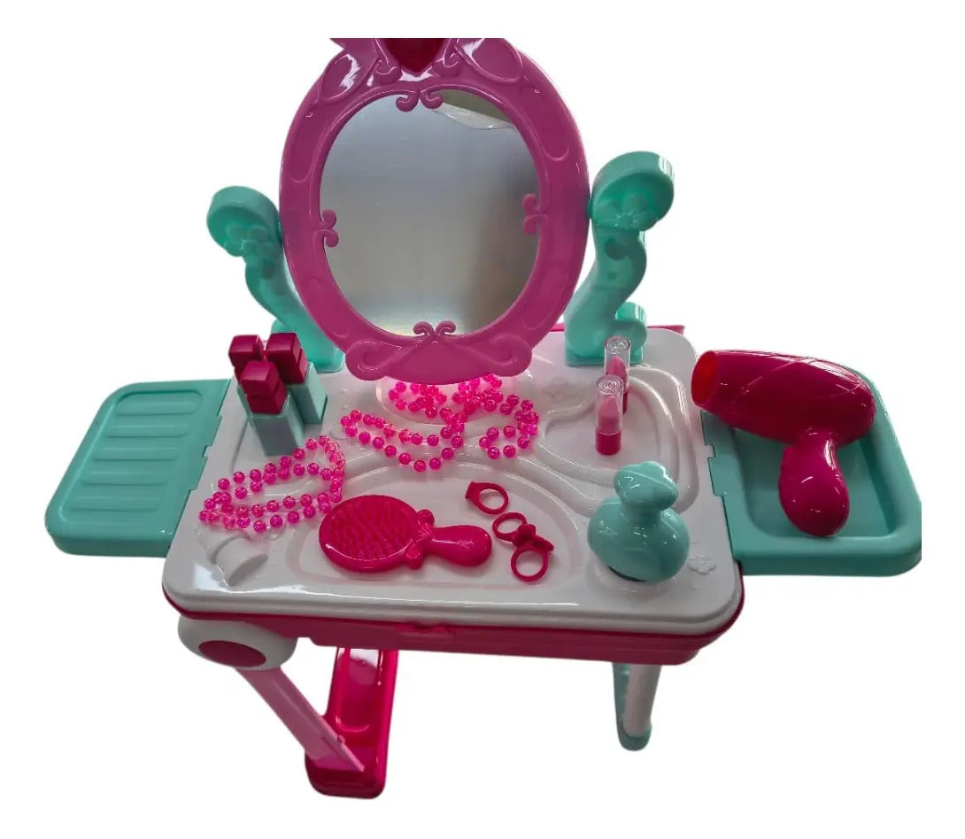 Tocador Infantil Be Star Beauty 2 En 1 Con Luz, Sonido