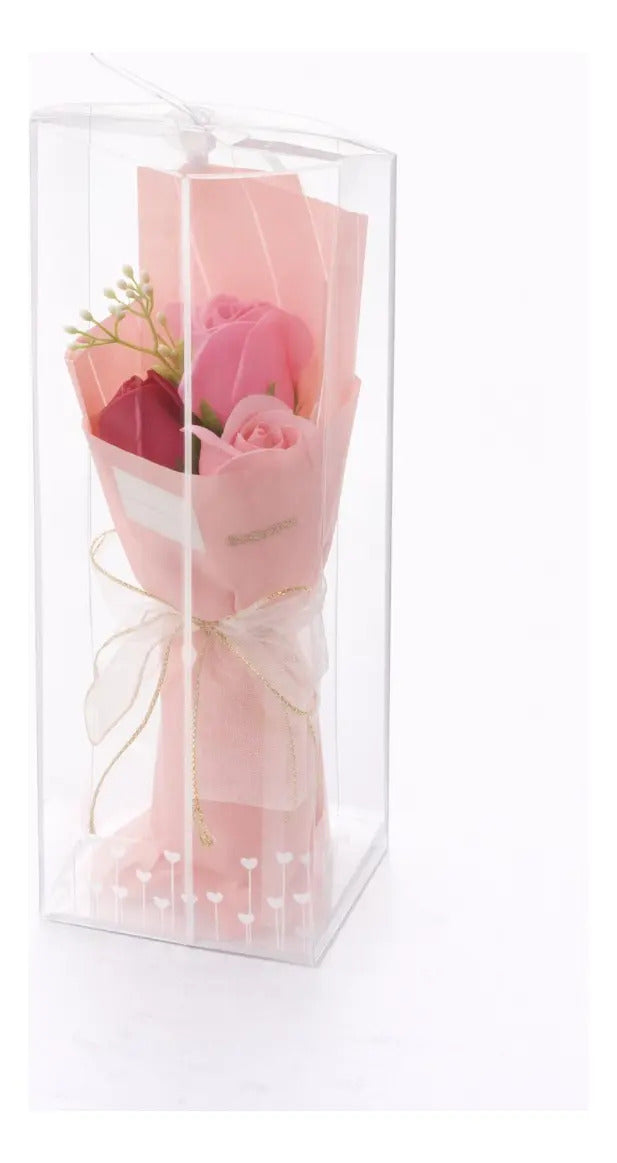 Detalle Romántico Con 3 Rosas Infinitas Surimax