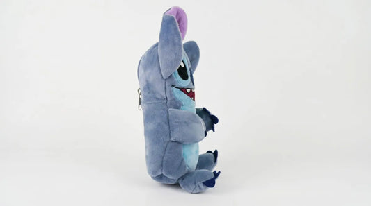 Lapicera Afelpada Stitch Con Velcro En Manos Y Pies