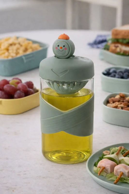 Botella Niños 500ml Acrílica Con Filtro Para Té Y Jugos