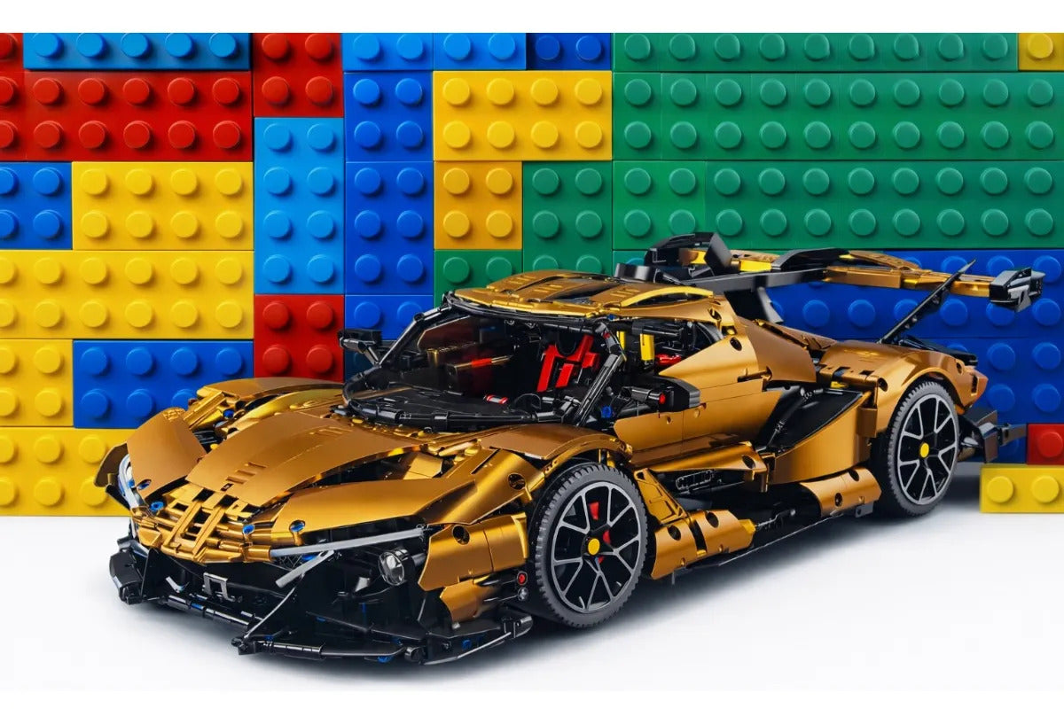 Super Car Hypercar De Bloques Rc 3668 Piezas Escala 1:8