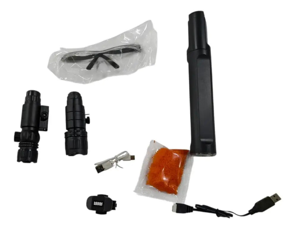 Pistola De Balas De Gel Candy Toys Recargable Con 30,000