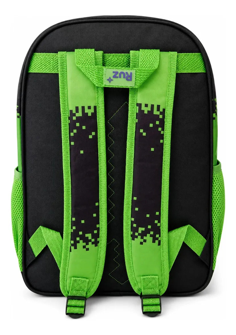 Mochila Minecraft Ruz Para Primaria Con Diseño De Steve