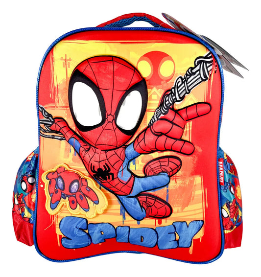 Kit De Mochilas Ruz Kínder Spidey Naranja