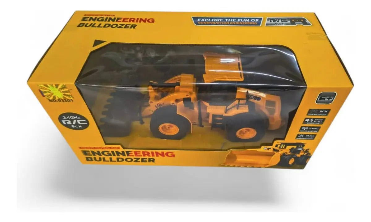 Maquinaria De Construcción Rc Bulldozer Candy Toys 9ch