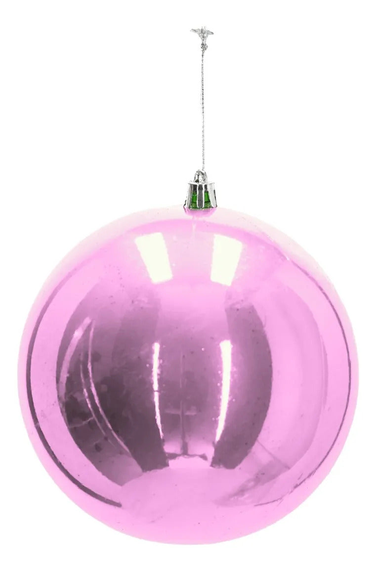 Esferas lluvia Multicolor Brillantes Jumbo 16 Piezas 12 cm