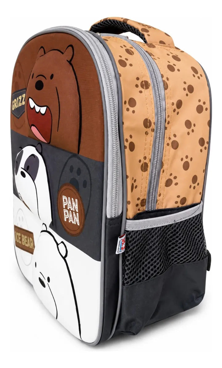 Mochila Kinder Fotorama Escandalosos Grizz Panda E Ice Bear