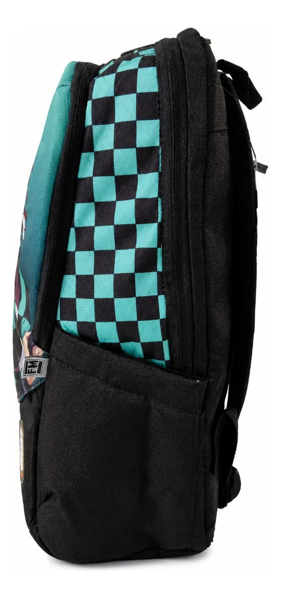 Set Escolar Demon Slayer Tanjiro Mochila Lonchera Y Lapicera