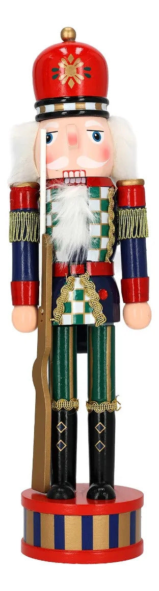 Soldado Cascanueces Lluvia de Madera Modelo Sorpresa 40 cm