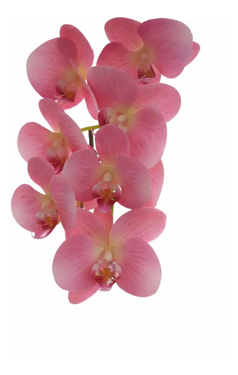 Orquídea Phalaenopsis Artificial En Maceta Blanca 62 Cm